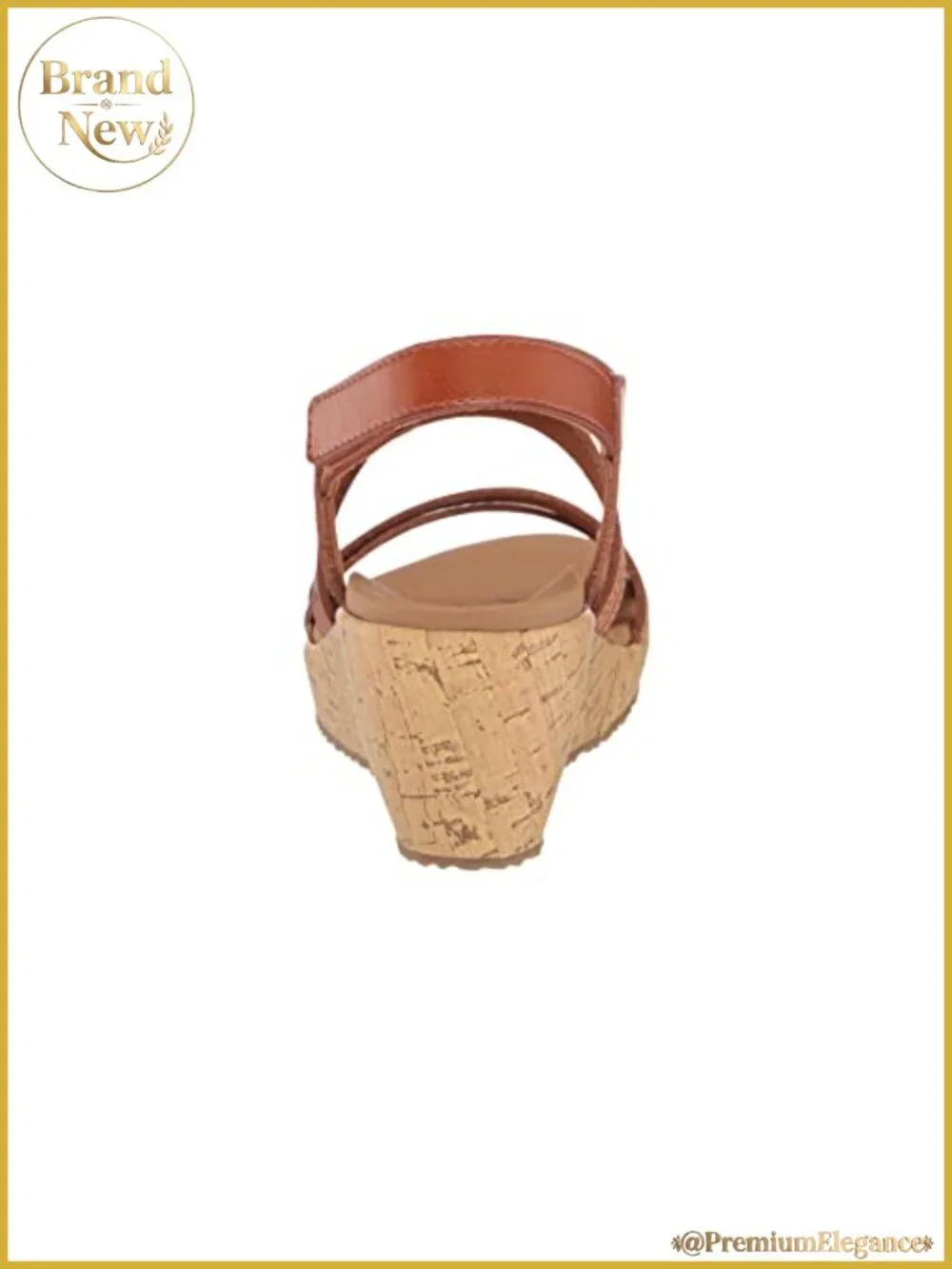 Beverlee Delicate Glow Wedge Sandal Faux Leather Vegan Luxe Foam Slingback